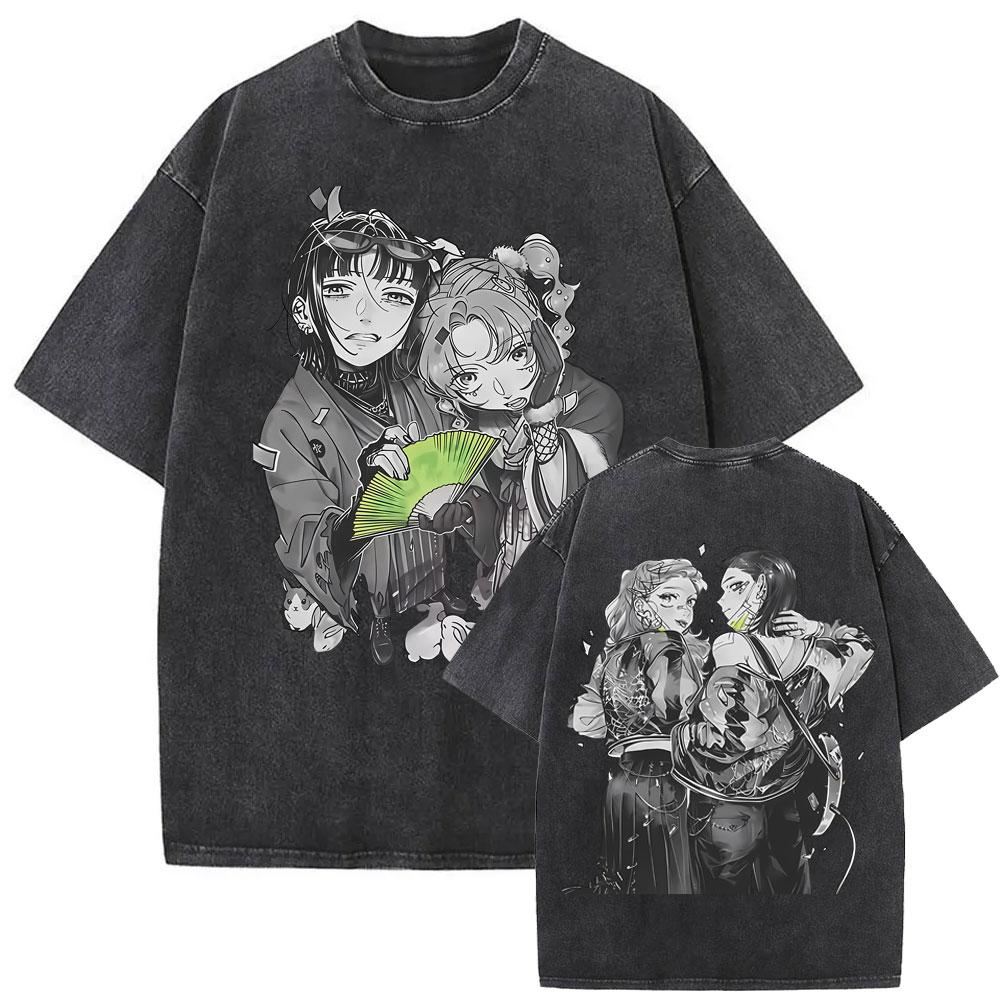 Aya Osawa Shirt Vintage Washed Unisex Oversized The Guy She Was Interested In Wasnt A Guy At All Streetwear Gift Clothing Tops