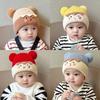 Unisex Baby Winter Hat Knitted Thick Warm Windproof Beanie Cute Animal Ear Cap For Newborn Infant Toddler Boys Girls