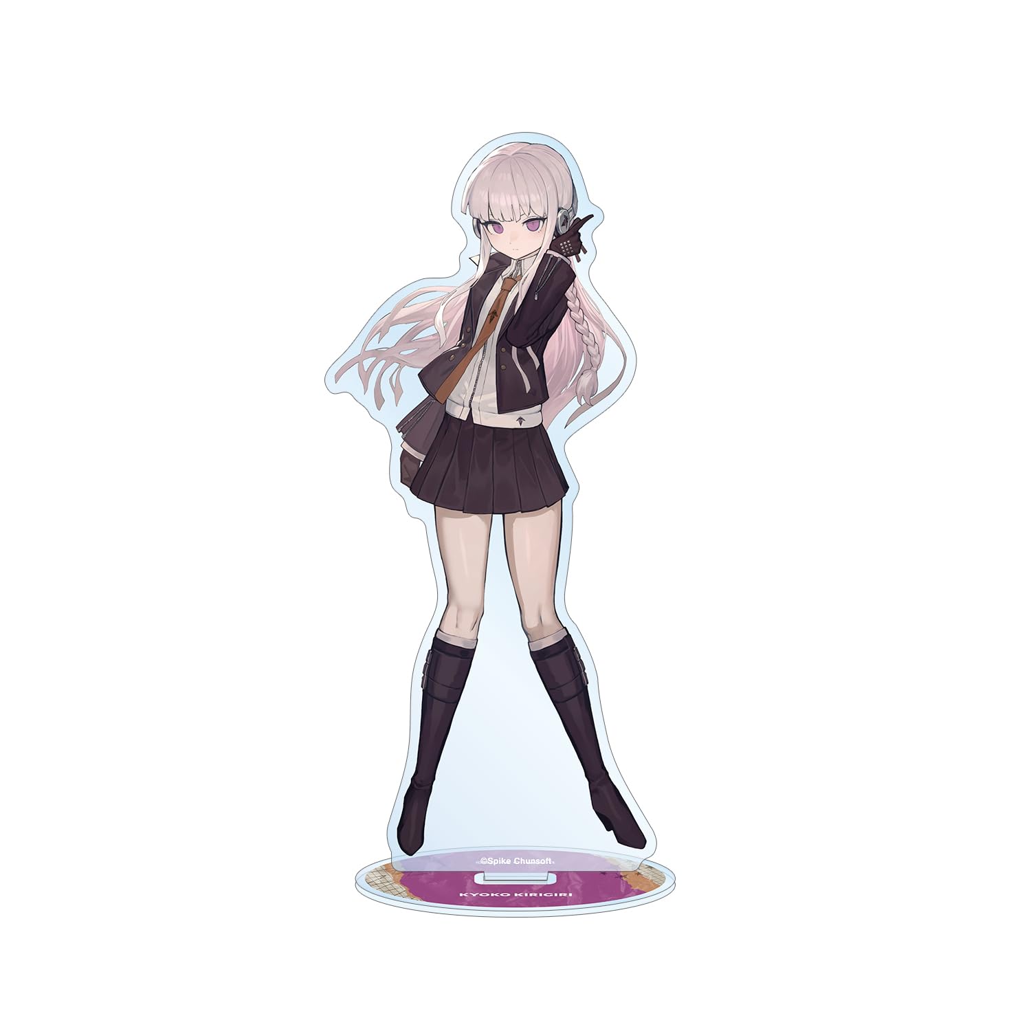 

Danganronpa Series Lack Illustration Kyoko Kirigiri Headphones Big Acrylic Stand Ver.