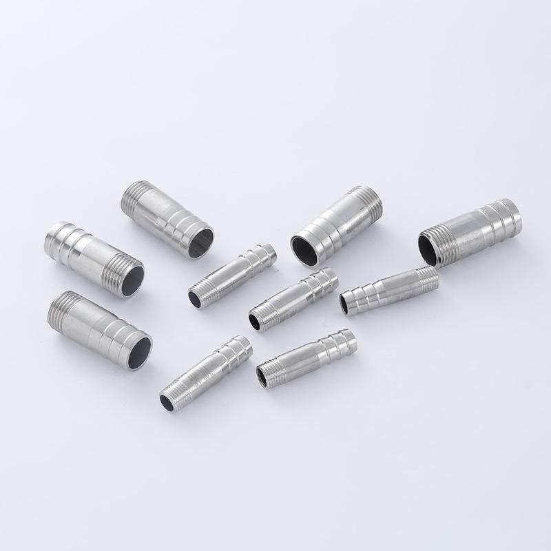 304 Stainless Steel Threaded Hose Barb Pipe Fitting 