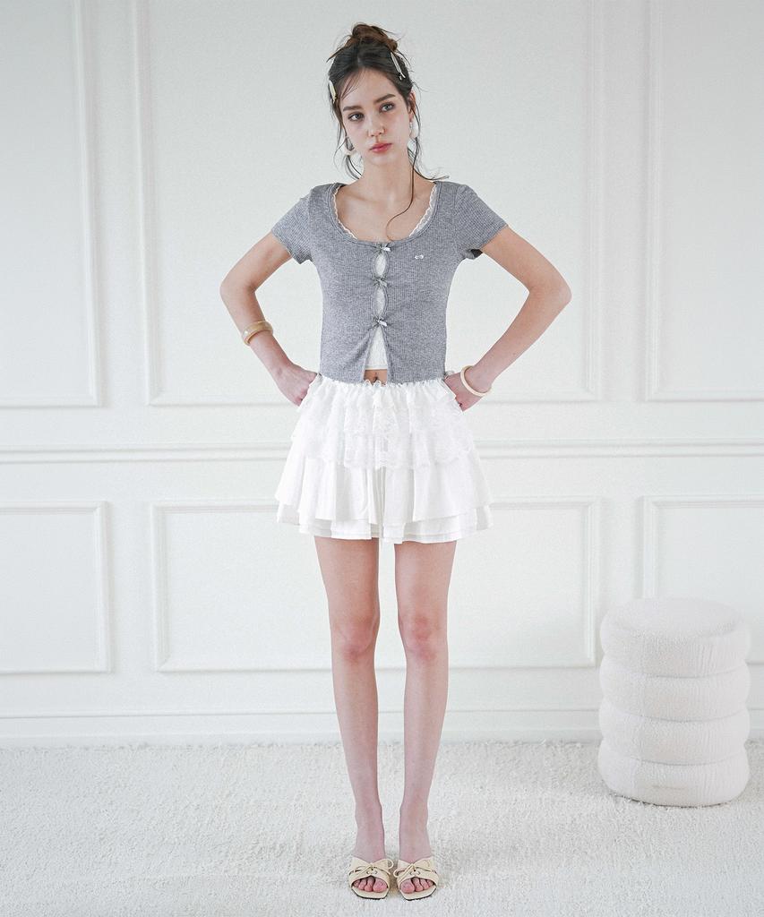 KOOLKITTEN Petit Ribbon Layered Top 3 Colors