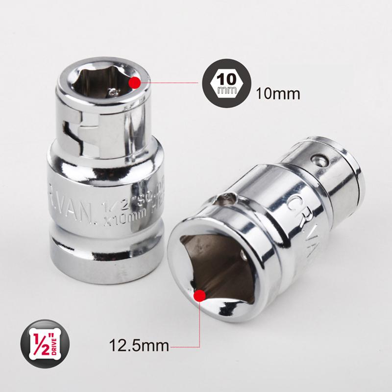 Ratchet Socket Adapter Universal Socket Hex Bit Holder Converter Wrench Hand Tools Set Repair Tools