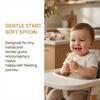 Silicone Baby Food Spoon Short Handle Learning To Eat Spoon New Baby Feeding Spoon  Learning To Eat