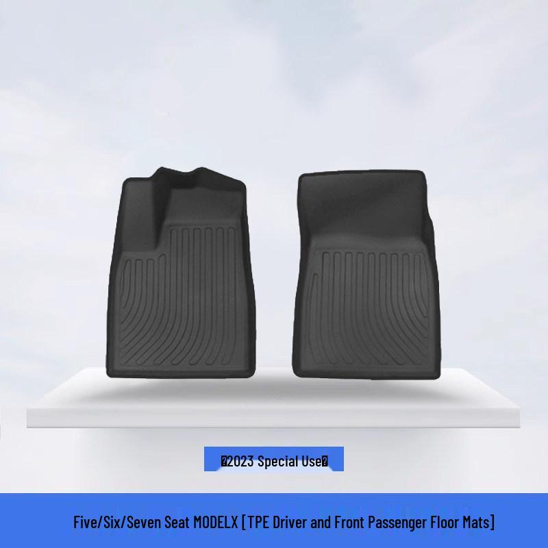 TPE Waterproof Odorless Rear Trunk Mat for Tesla Model X 5/6/7 Seater