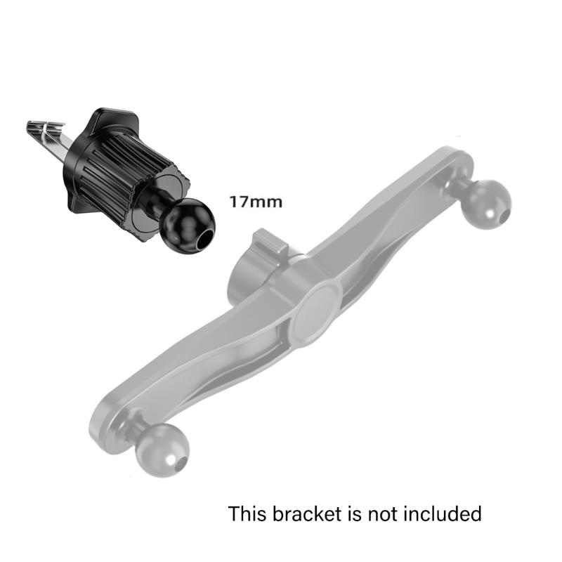Rotatable Car Vent Clip 17mm Universal Base Suitable for Phone Holders and Wireless Chargers Not Drop Feature Quick Setups