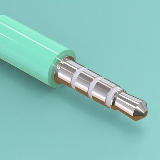 Wired Earbuds Stereo Microphone HiFi Sound Effect with Flat Ear Anti-interference Music Player