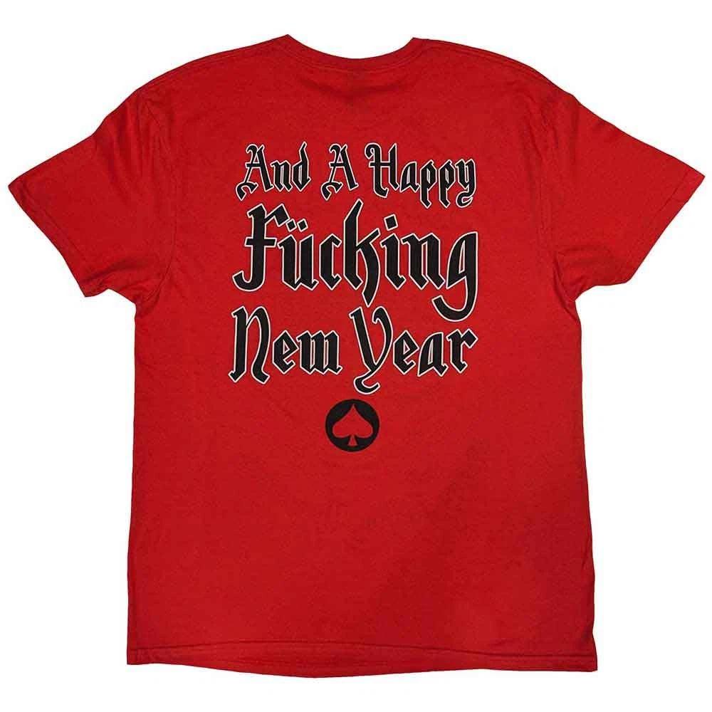 Motorhead T Shirt Christmas Band Logo new Official Mens Red