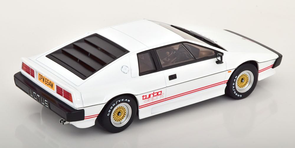 KK scale Lotus Esprit Turbo 1981 Finished Product 1/18 White/Red