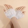 Detachable Fake Cuff Multilayer Ruffle Lace Cuff False Sleeve Cuffs  Women's Clothing Accessories