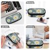 Pen Case Smooth Zipper Roomy Interior 300D Polyester with Mesh Divider Pen Holders and Spacious Main Compartment for Boys Girls