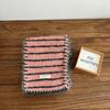 Korean version of striped two-color scarf for women's winter new versatile warmth including double-sided knitted wool scarf for students