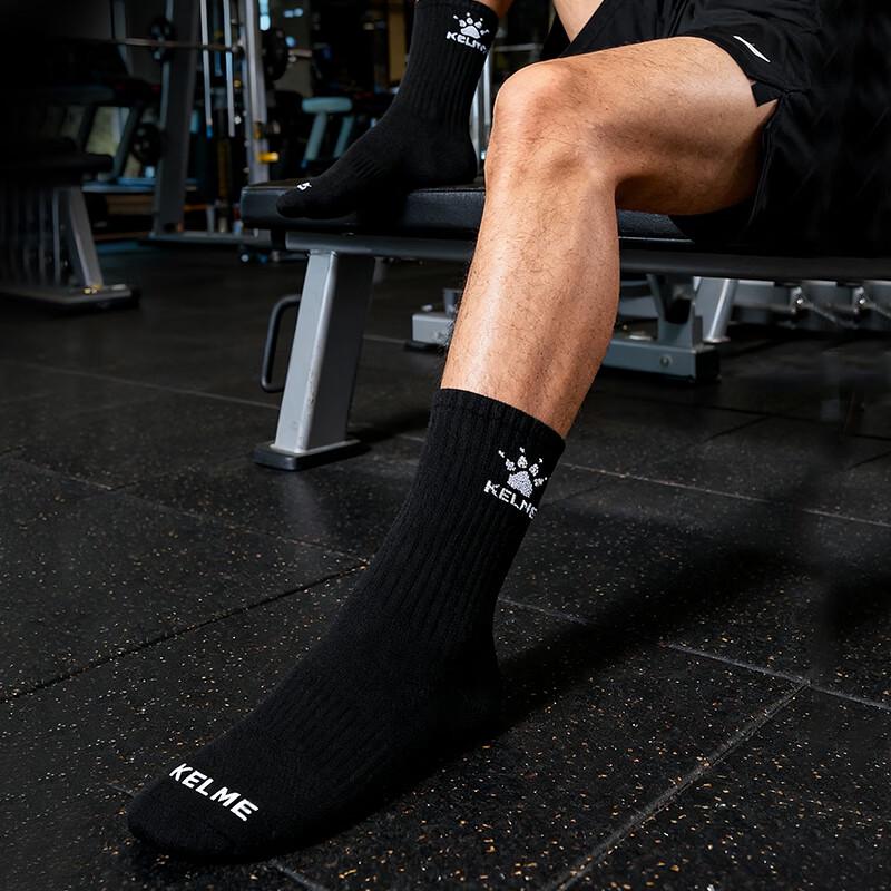 KELME Unisex High-Tube Sports Socks (3 Pairs)