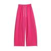 Pantalon de survêtement décontracté large à jambes évasées pour femme, résistant, avec strass, pour le printemps et l'automne