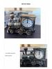 Vintage Locomotive Alarm Clock - Wake-Up & Back-to-School Gift for Students