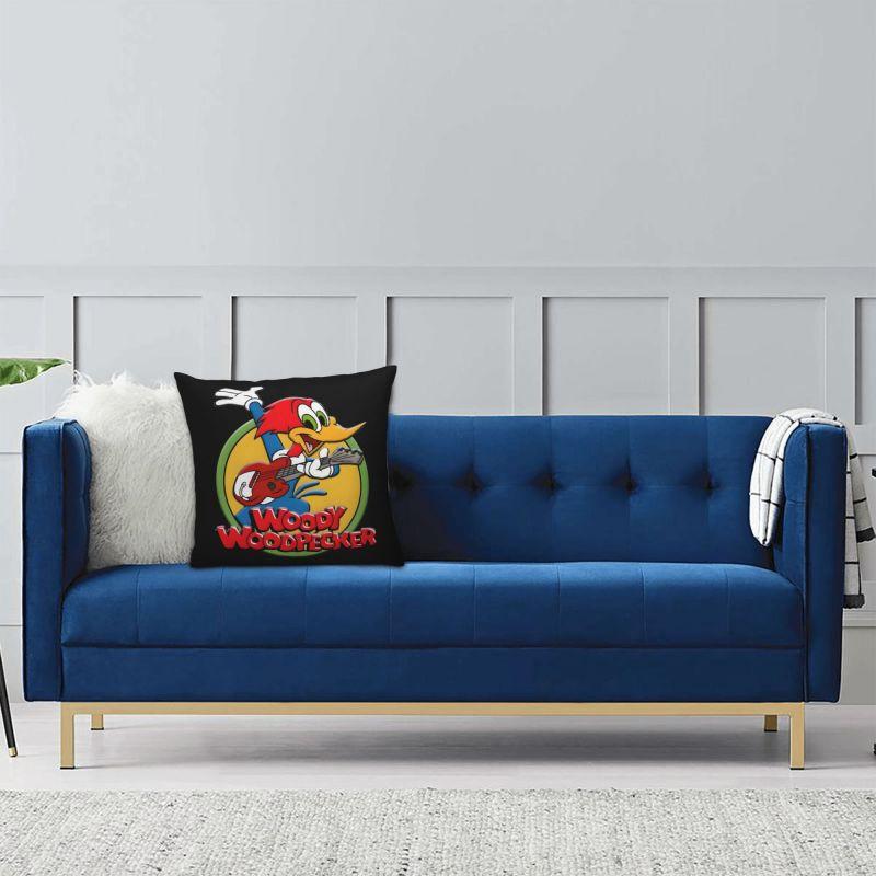 Custom Disney Woody Woodpecker IX Pillow Case for Sofa Cartoon Kawaii Anime Nordic Cushion Cover Soft Pillowcase