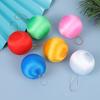 120/6pcs Wire Wrapping Christmas Balls 3/4/5/6cm Color Foam New Year Xmas Tree Hanging Pendants Ball Party Ornaments Home Decor
