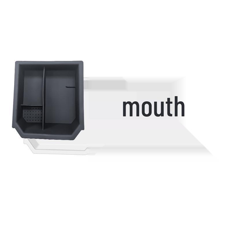 Tesla Model Y/3 Center Console Ice Crystal Silicone Storage Box (Double-Layer, Refresh Version)