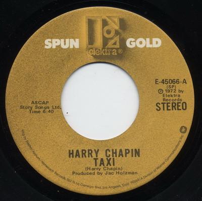 

7inch Record HARRY CHAPIN - Taxi / Wold E45066 Elektra US Pop Used