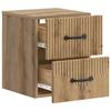 Wall Mounted Nightstand 2 pcs Artisan Oak 34.5 x 33 x 40 cm