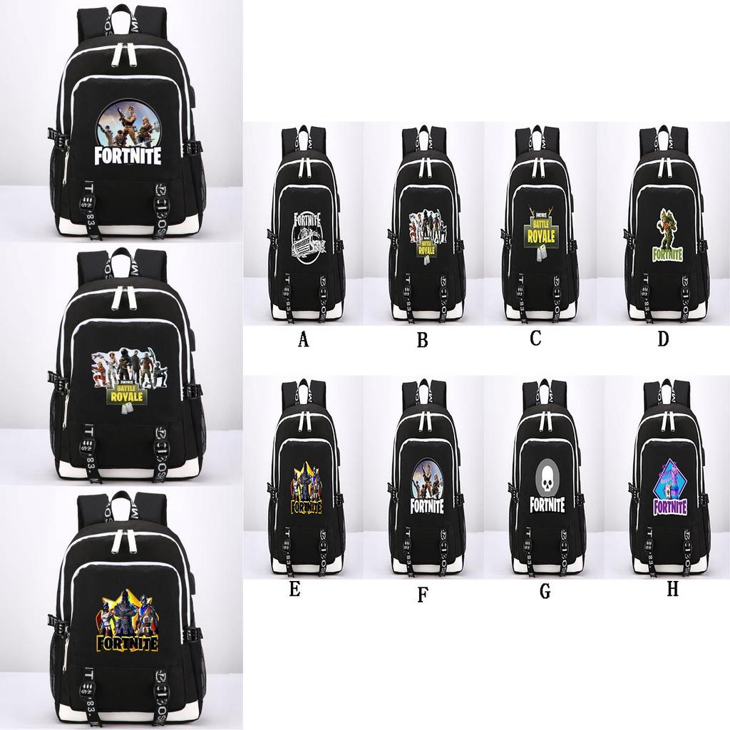 Game Fortnite Ps4 Backpack Book Bag Anime Shoulder Bags Men Women Bags Travel