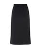 AIMSWING+8 Side Slit Skirt_Black