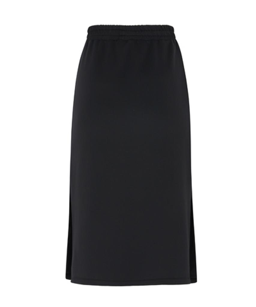 AIMSWING+8 Side Slit Skirt_Black