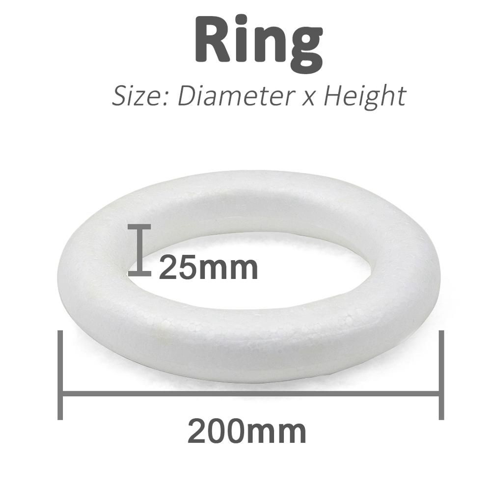 DIY Wedding Party Foam Ring Round Donuts Mould Craft Material