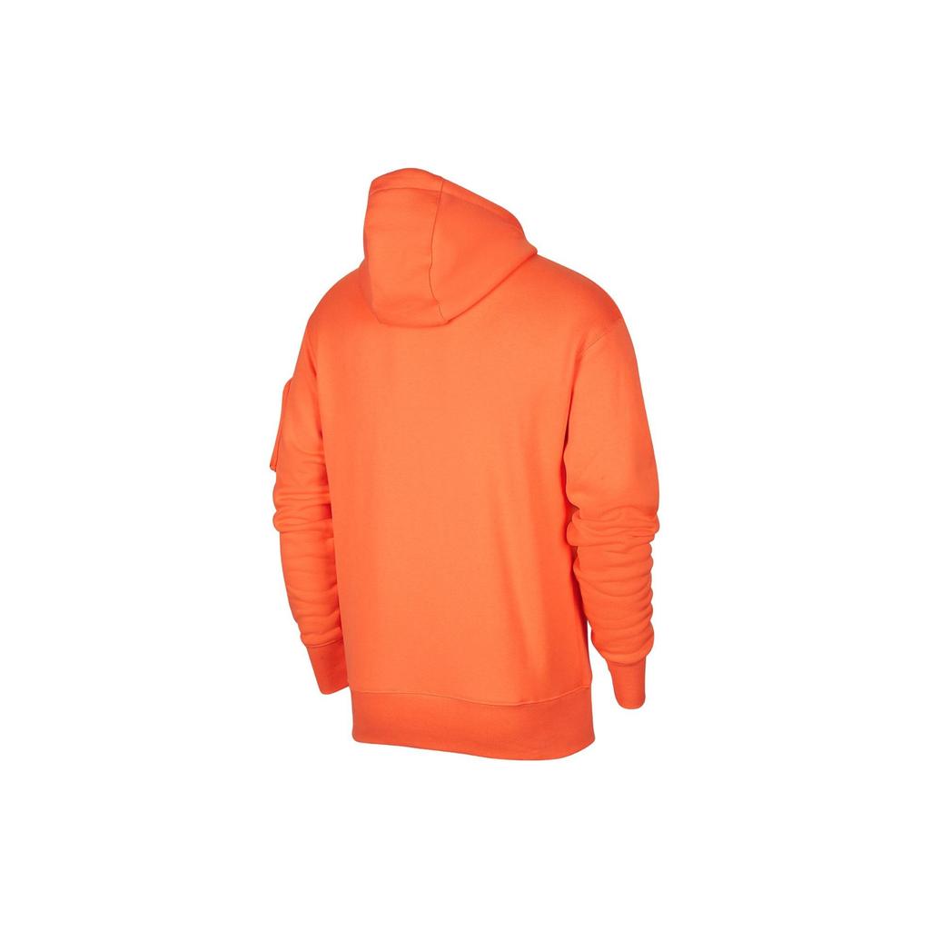 Nike Hooded Pullover Drop Shoulder Long Sleeve Sweatshirt Unisex Sweatshirt Orange DA8738-842