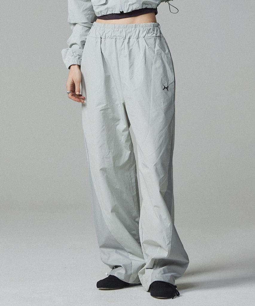 KITTY POTTERY Symbol Mesh Layered Pants Light Grey