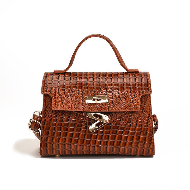 Stylish Pu Leather Handbag Trendy Street Style 2024 Summer Small Crossbody Bag