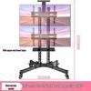 Universal Thickened LCD TV & Monitor Floor Stand with Vertical Pole & Wheels