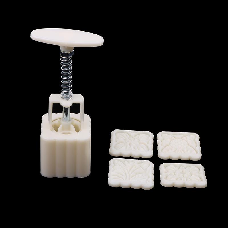 

1 набор формочек для лунного пряника, фестиваль середины осени, форма для лунного пряника с ручным прессованием, инструменты для украшения помадкой из лунного пряника