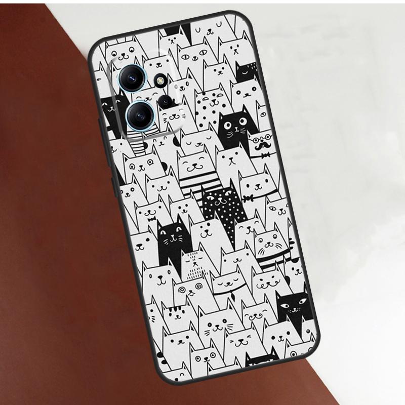 Funny Cat Collage Case For Xiaomi Redmi Note 14 13 9 10 11 12 15 Pro Plus Cover For Redmi 15 C 13C 12C 10C 14C