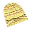 ZLIENSZUS Adult Aztec Border Beanie Hat - Golden Aztec Print Folk Art Geometric Stripes, Urban Fashion Suitable for &, Versatile for Commuting, Partie