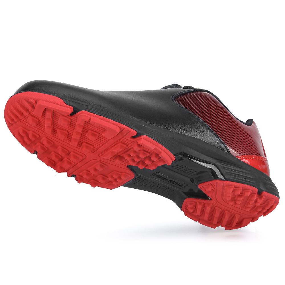 X618 Men's Non-slip Plus Size Golf Shoes with Rotating Buckle - Breathable and Graffiti Design Casual Sports Footwear