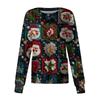 Women's Casual Long Sleeve Single Breasted  Printed Dry-nurse Top