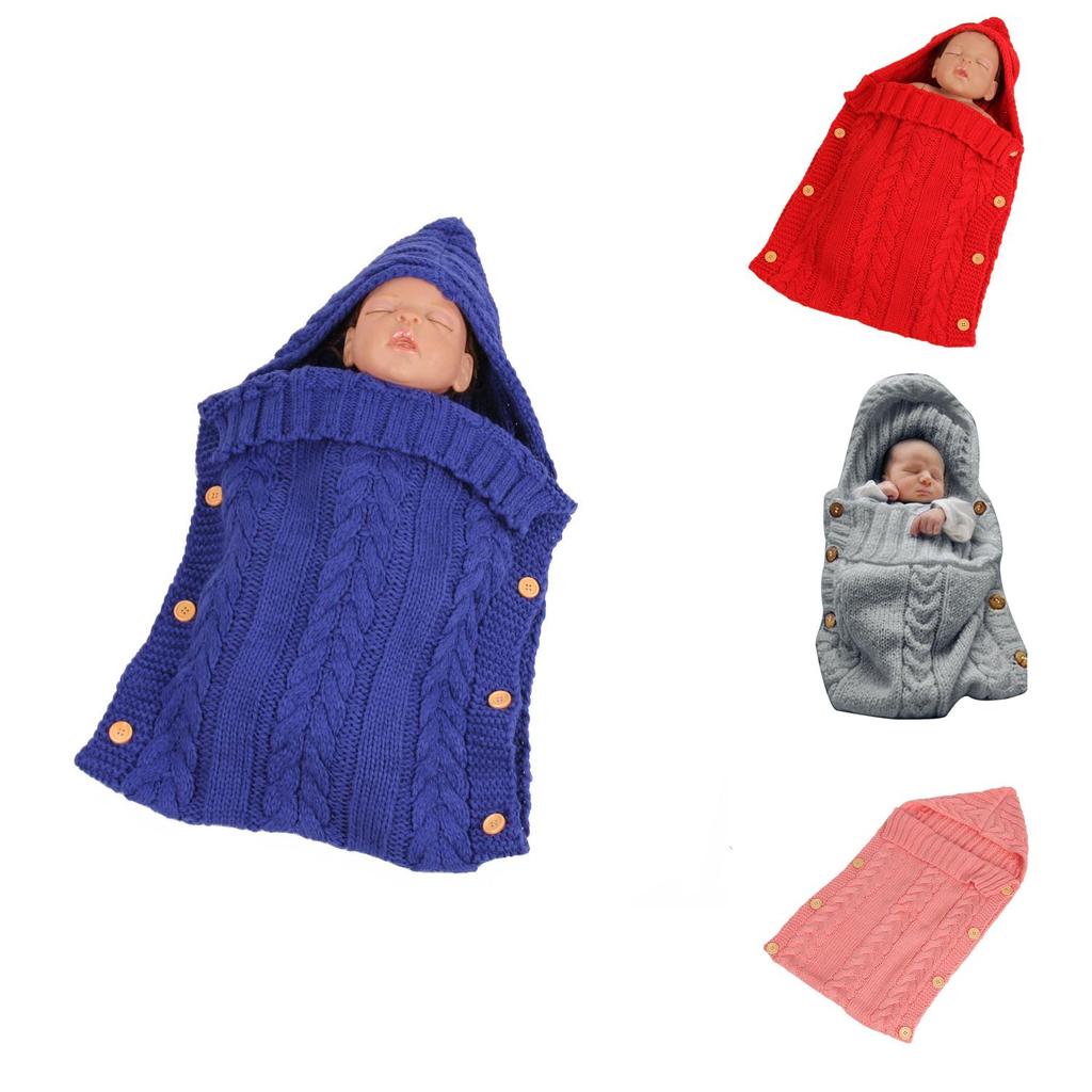 Baby Knitted Sleep Sack With Buttons For Infant Toddler Comfort And Warmth