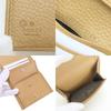 Used GUCCI Tri-fold wallet 598207 Interlocking W Hook Wallet  leather beige Accessory