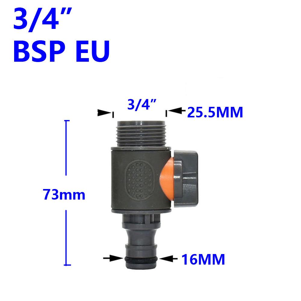 Garden Hose Fittings 1/2 3/4 1 Inch Quick Connector Water Waterstop Connector Car Wash Water Gun Adapter 1pcs