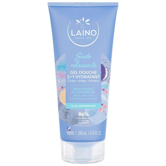 Gel Douche 3 En 1 - Laino - Sieste Relaxante - Tube 200 Ml - Apaisant - Multifonctionnel