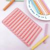 Stampo in Silicone per Caramelle Gommose a Corda Bastoncino Lungo Perle Tavoletta di Cioccolato Biscotti Stampo per Cubetti di Ghiaccio Caramelle a Forma di Pastello Strumenti da Cucina per Pasticceria