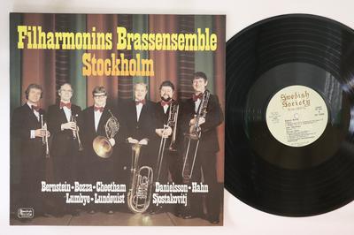 LP Record FILHARMONINS BRASSENSEMBLE  Bernstein Bozza Cheetham Daniels SLT33254 SWEDISH SOCIET 1977 Sweden Classical Used
