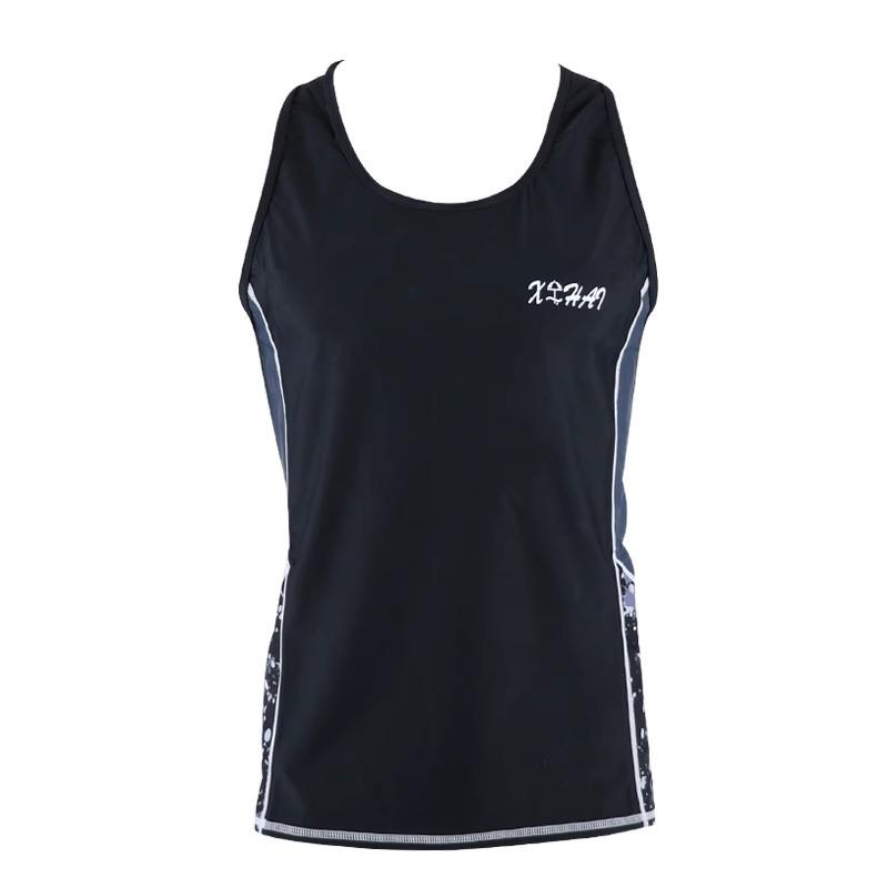 Men's Quick-Dry Sun Protection Swim Trunks with Short Sleeve Top