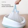 Automatic Closure Cat Litter Drawstring Bags - Thick, Plastic, Poop Bags