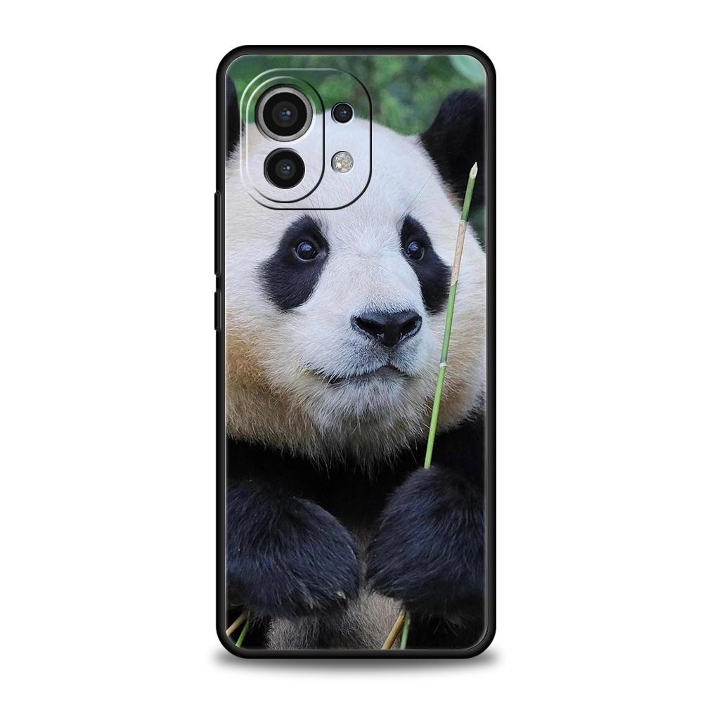 Phone Case For Xiaomi 15 14 13 12 Lite 14T 13T 12T Pro Poco X7 X6 X5 X4 X3 NFC F7 Ultra F6 Pro Soft Cover panda