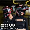 Full Face Motorcycle Helmet With Flip-Up Visor 3C DOT Certified ABS Winter Warm All Season Mens Riding