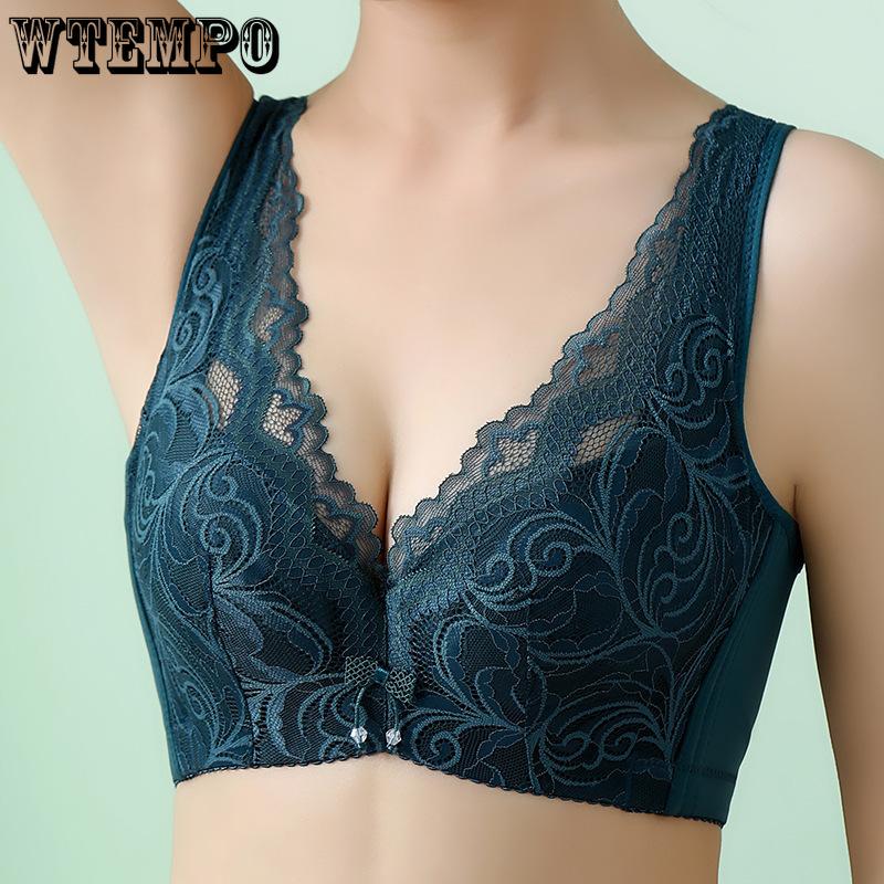 

Steel Ring Bra Women s Beautiful Back Bra Thin and Plus Size Vest Style No Sponge Bra Breast Collection Bra 34/75B