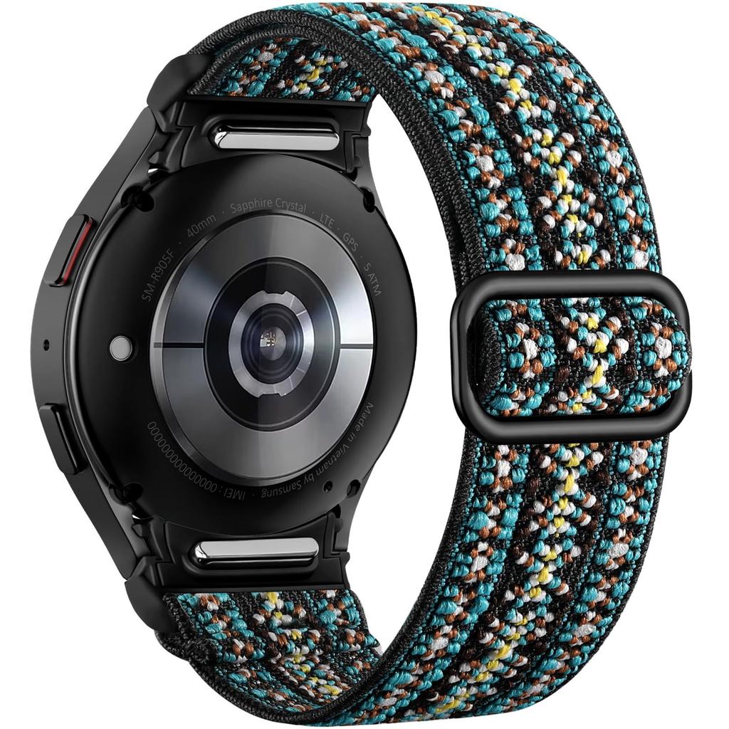 Elastic Nylon Loop Watch Band For Samsung Watch4 5 6 7 Strap Replacement Wristband For Samsung Galaxy Bracelet Correa Accessorie