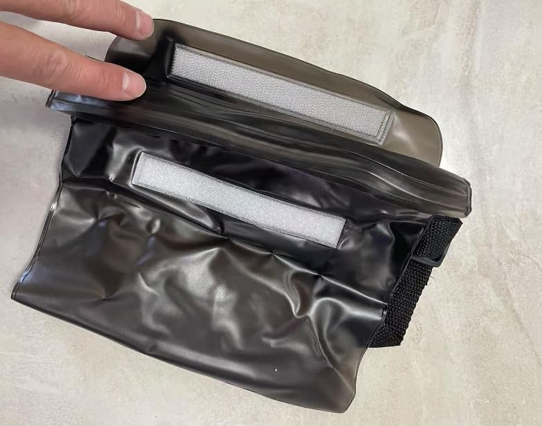 NASSIA Waterproof Pouch, Set of 2, IPX8 Smartphone Case, Black/White (Set of 2 White)