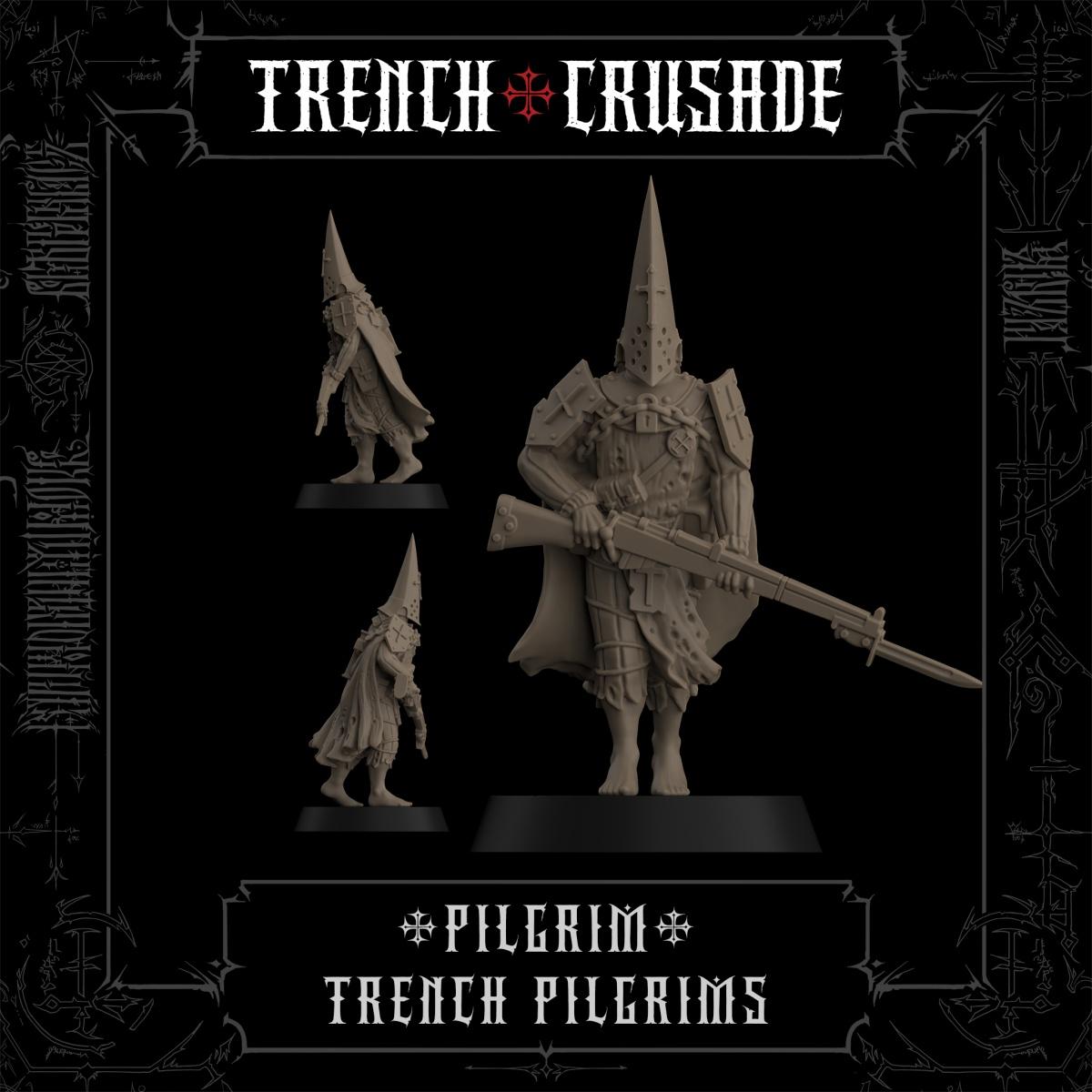 

Church Hireling Tank Killer Trench Doctor Crossbowman Tabletop Game Ch Piece Model Static Collectible Adult ence Single chess piece (gray mold not painted)